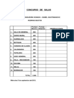 Concurso de Salas