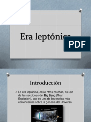 Era Leptónica | PDF