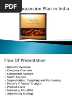 Lindt's Expansion Plan in India - Group 1 MM Presentation