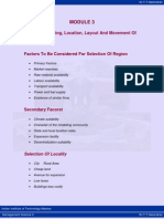 Facilities Planning, Location, Layout and Movement of Materials