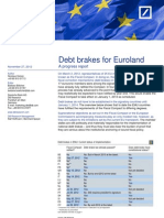 Debt brakes for Euroland A progress report