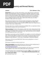 Download Creativity and Personal Mastery by chahiye SN11493238 doc pdf