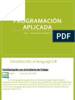 Programación Aplicada - Tema 1