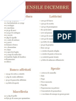 Lista Della Spesa Dicembre 2012