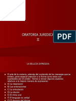 Oratoria jurídica: aspectos de la expresión oral