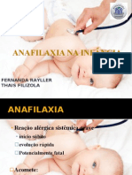 ANAFILAXIA NA INFÂNCIA