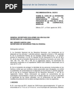 Recomendacion Cndh Caso Jethro