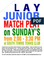 Sunday Match Play 2012-2013