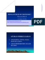 Powerpoin Matrikulasi Pengantar Ilmu Ekonomi Mikro Juli 2010