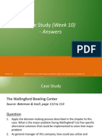 Case Study - Wk. 10 - Wallingford Bowling Center - Answers