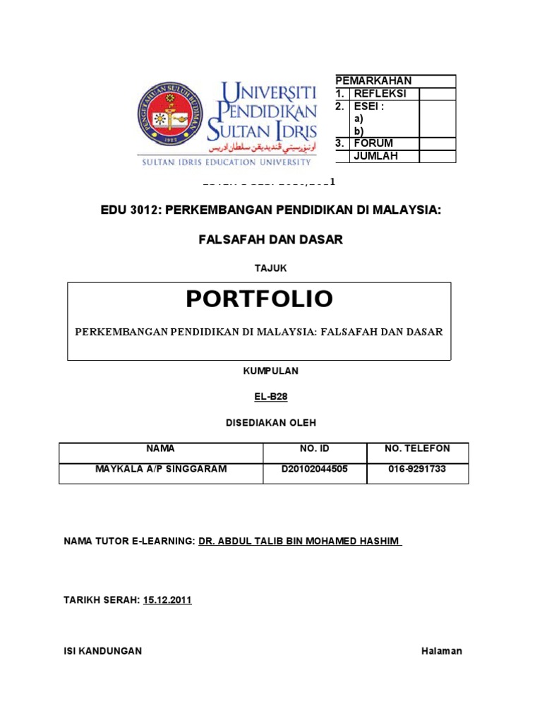 Portfoliokpf3012 D20102044505 Pdf
