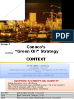Conoco - Green Oil Strategy
