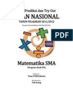 Soal Try Out Un 2012 Sma Matematika Ipa Paket 13
