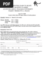 Download Niagara University Learn to Skate Application by mitchellskating SN115017696 doc pdf