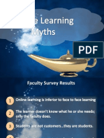 Online Learning Myths