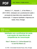 I Cong Qualidade Seguranca Saude Rute F Meneses 1 SCRIBD