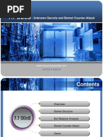 7.7 Ddos:: Unknown Secrets and Botnet Counter-Attack
