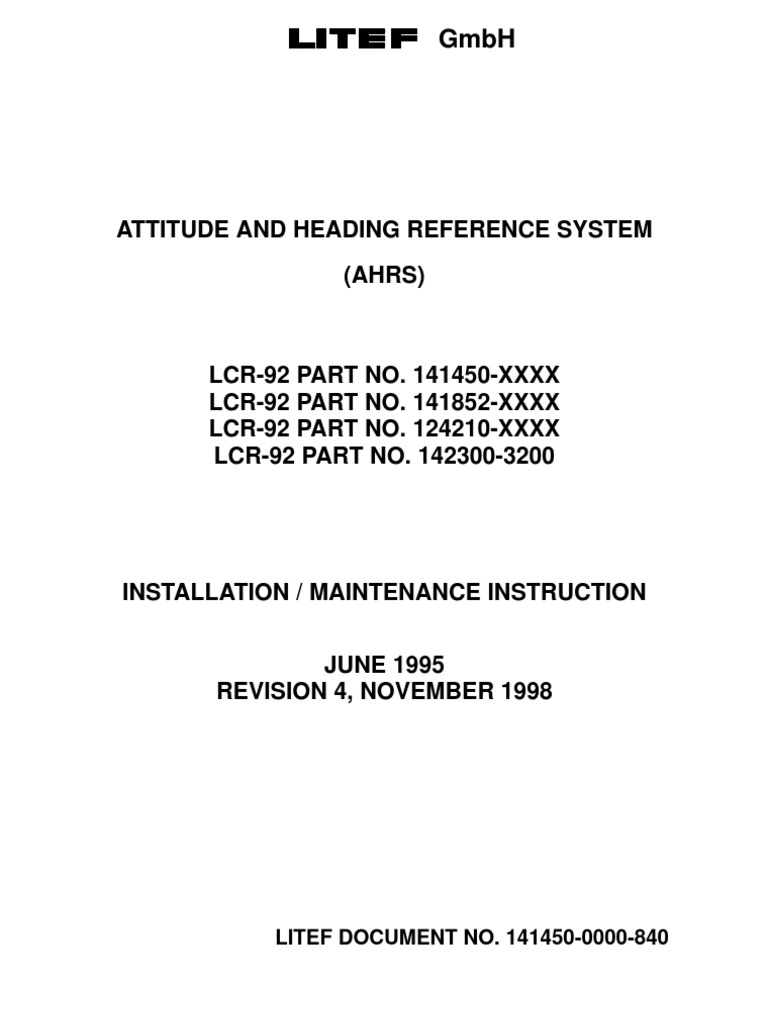 LCR-92 - Installation Manual | PDF | Electrical Connector | Input/Output