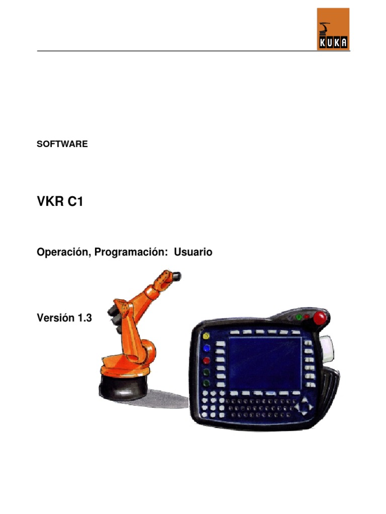 Manual Kuka 13 Robot Tecnología