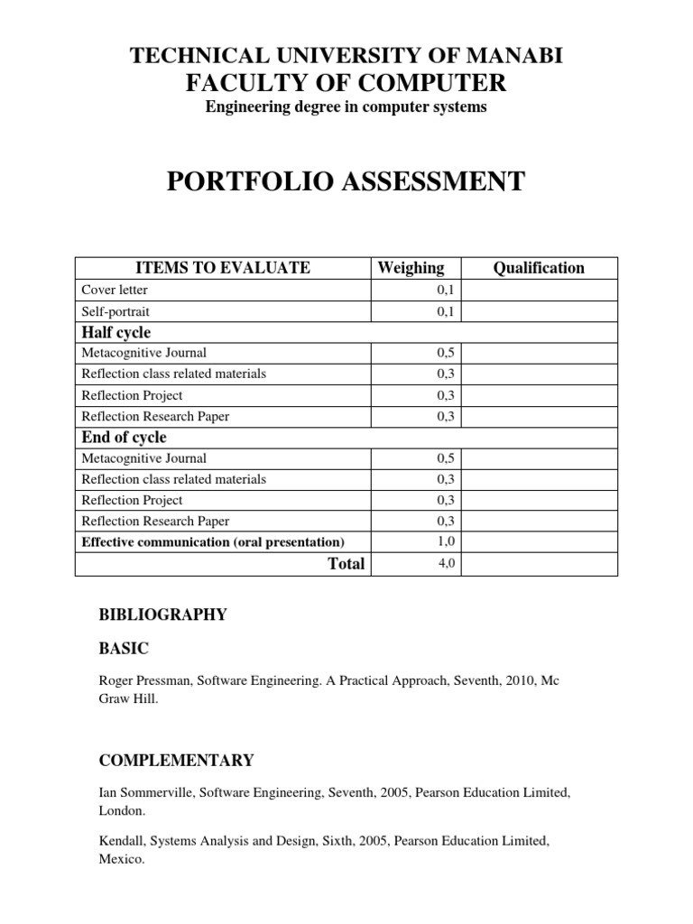Computer Systems Engineering Portfolio Assessment | PDF