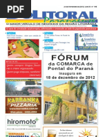 Jornal DoLitoral Paranaense - Edição 195 - Online - novembro 2012