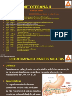 DIETOTERAPIA II Aula 04 Dietoterapia No Diabetes Mellitus