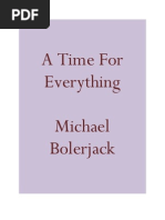 A Time For Everything