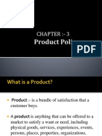 CH-3-Product Policy and MKTG Mix