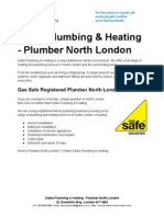 Eddie Plumbing Heating Plumber North London