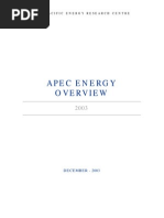 Download APEC Energy Overview 2003 by miramoo SN11510568 doc pdf