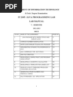 Java Lab Manual