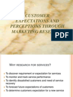 Customer Expectation Through Marketing Research