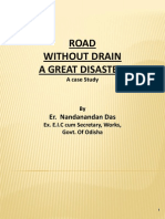 Road Without Drain - A Great Disaster