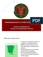 Modeling Reactions On Uniform Surfaces