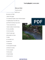 Litter Poem Worksheets