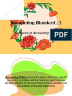 Accounting Standard: 1: Disclosure of Accounting Policies
