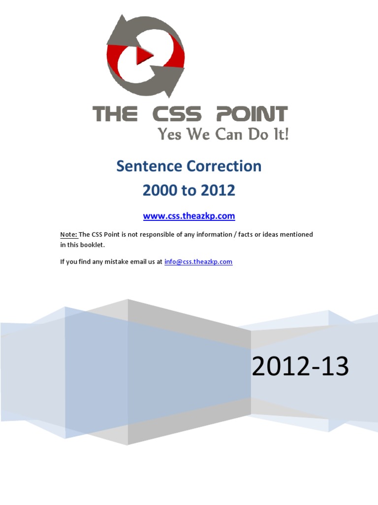 Sentence Correction Examples and Answers | PDF | Grammatical Number | Verb