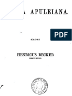 Studia Apuleiana - H. Becker