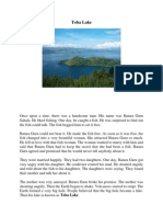 Toba Lake: Contoh Teks Narrative