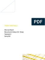 Timetable Process Book