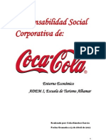 Responsabilidad Social Corporativa de Coca Cola