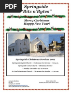 Download Springside BitznBytes WinterChristmas Issue 2012 by Deb Keyowski SN115146912 doc pdf