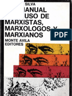 Silva Ludovico Antimanual para Uso de Marxistas Marxologos y Marxianos 1975 3 Ed Monte Avila 1978