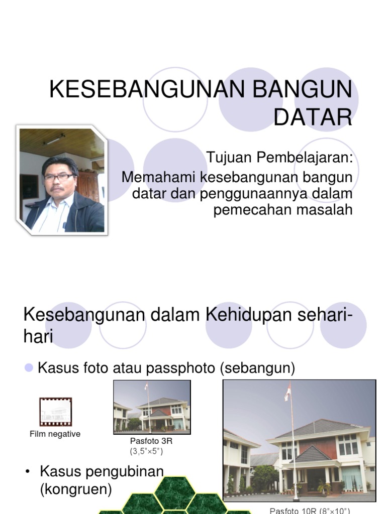 KESEBANGUNAN BANGUN DATAR