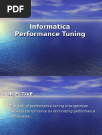 INFORMATICA-Performance Tuning