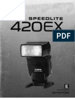 Speedlite 420EX Manual