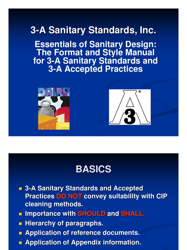 3a Sanitary Standards | PDF | Corrosion | Welding