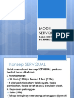 Model Servqualpresent