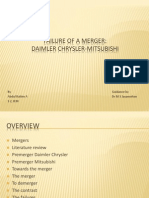 The Daimler Chrysler Merger