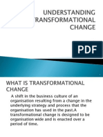 Understanding Transformational Change